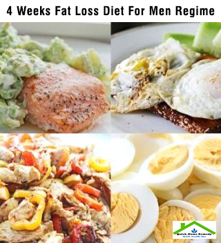 4 Weeks Fat Loss Diet For Men Regime