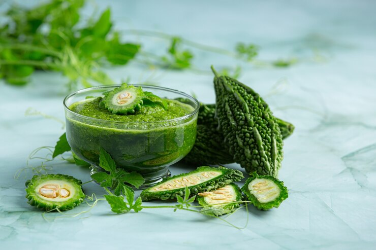 Bitter Gourd and Neem Paste