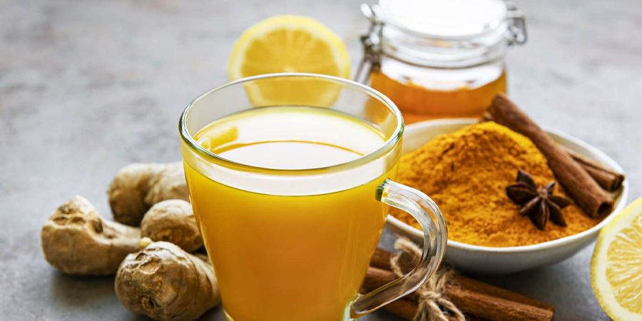 Consume turmeric and ginger tea