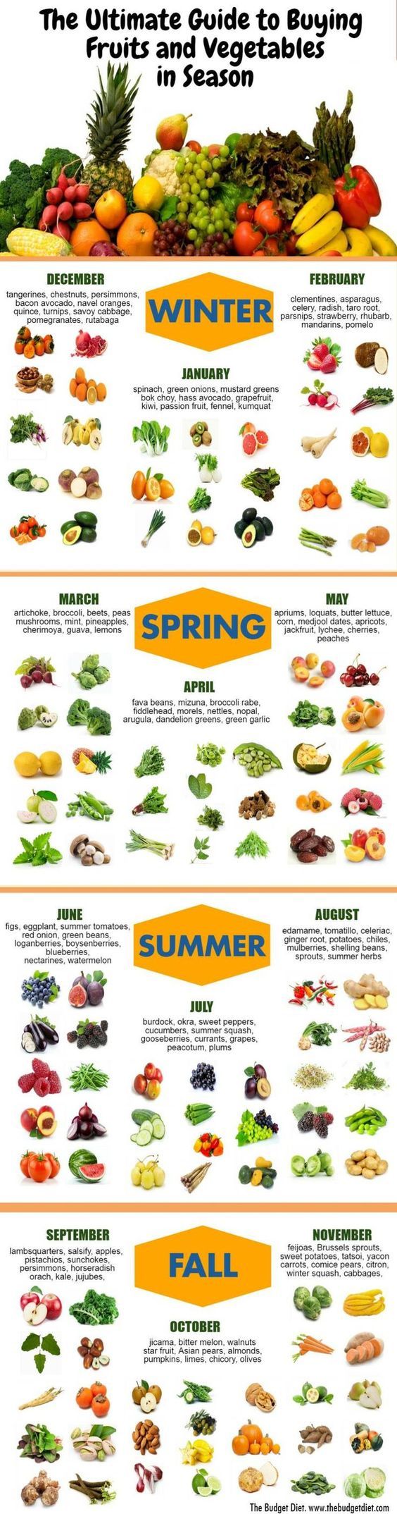 seasonal food chart
