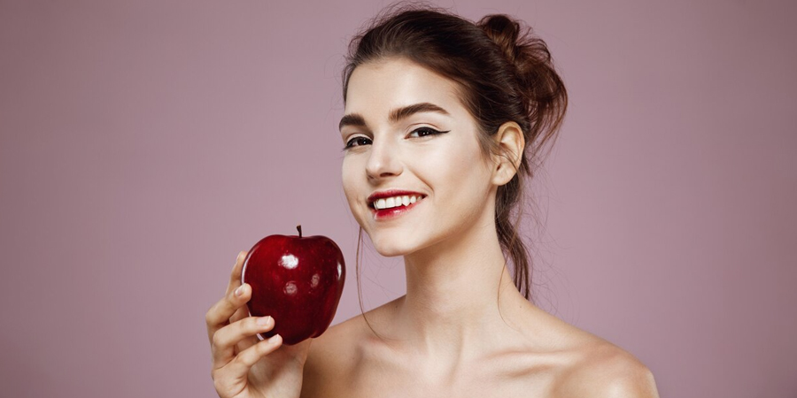 Apple for skin